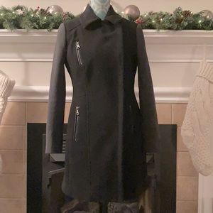 Size 4 Marc New York Andrew Marc Assymetrical Wool Coat